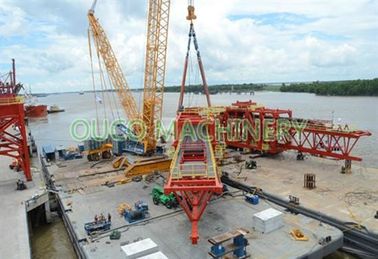 40T Harbour Hoisting Machine Lattice Fixed Stiff Boom Crane For Bulk Carrier
